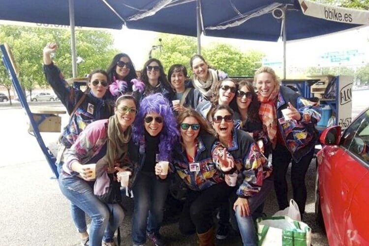 Despedida de soltera en Madrid con bici cerveza 1