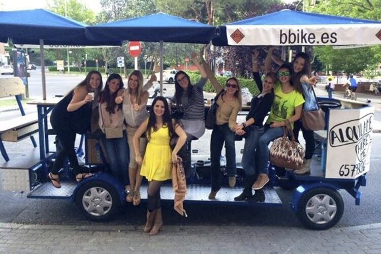 Despedida en Madrid con beerbike