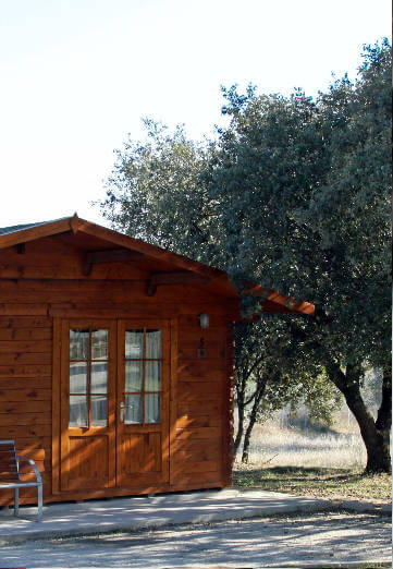 foto de un bungalow de madera